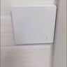 国际电工（FDD） 无线遥控开关 大面板免布线智能控制器随意贴开关可穿墙 接收器1个+一开随意贴1个-白 实拍图