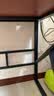 甄严选电脑桌台式电竞桌椅套装组合桌子办公家用桌学习桌书房书桌写字桌 【黑架+黑碳纤纹面】单桌140*70 实拍图