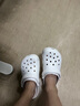 CROCS卡骆驰洞洞鞋男沙滩鞋|10001 白色-100 37/38(230mm) 实拍图