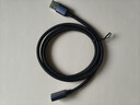 绿联USB3.0延长线公对母数据连接线适用U盘鼠标键盘打印机分线器扩展加长转接线铝壳编织1米10495 实拍图
