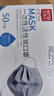 安美尚（ams）一次性活性炭口罩50只/盒 防护室内甲醛异味防尘灰透气防飞沫雾霾污染工业粉尘风沙花粉过敏流感病毒专用男士 实拍图