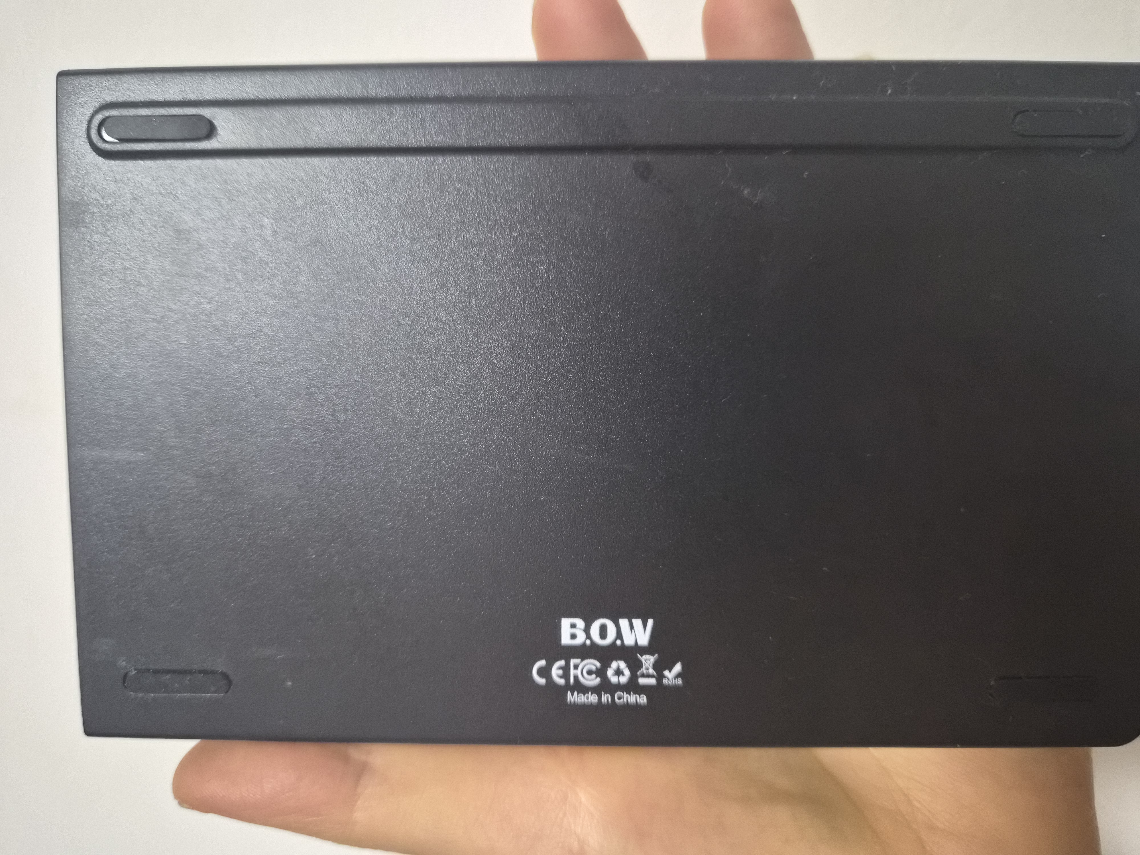B.O.W航世X23S 折叠键盘蓝牙无线便携适用iPadpro华为metapadmini小米手机笔记本平板充电键盘67键 黑色 实拍图