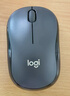 罗技（Logitech）M220 轻音鼠标 无线鼠标 办公鼠标 对称鼠标 带无线微型接收器 灰黑色 实拍图