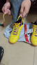 尤尼克斯（YONEX）羽毛球鞋yy入门级训练减震动力垫男女SHB101CR紫黄42码 实拍图