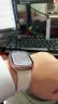 Apple/苹果 Watch S11 智能手表GPS+蜂窝款46毫米玫瑰金色铝金属表壳淡桃粉色运动型表带M/L MFDH4CH/B 实拍图
