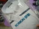 罗蒙（ROMON）纯色商务职业正装男士白衬衫工装外套长袖衬衣男CS108白色2XL 实拍图