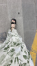 丝柏舍高腰半身裙2026夏装新款女装小清新甜美碎花减龄中长裙 实拍图