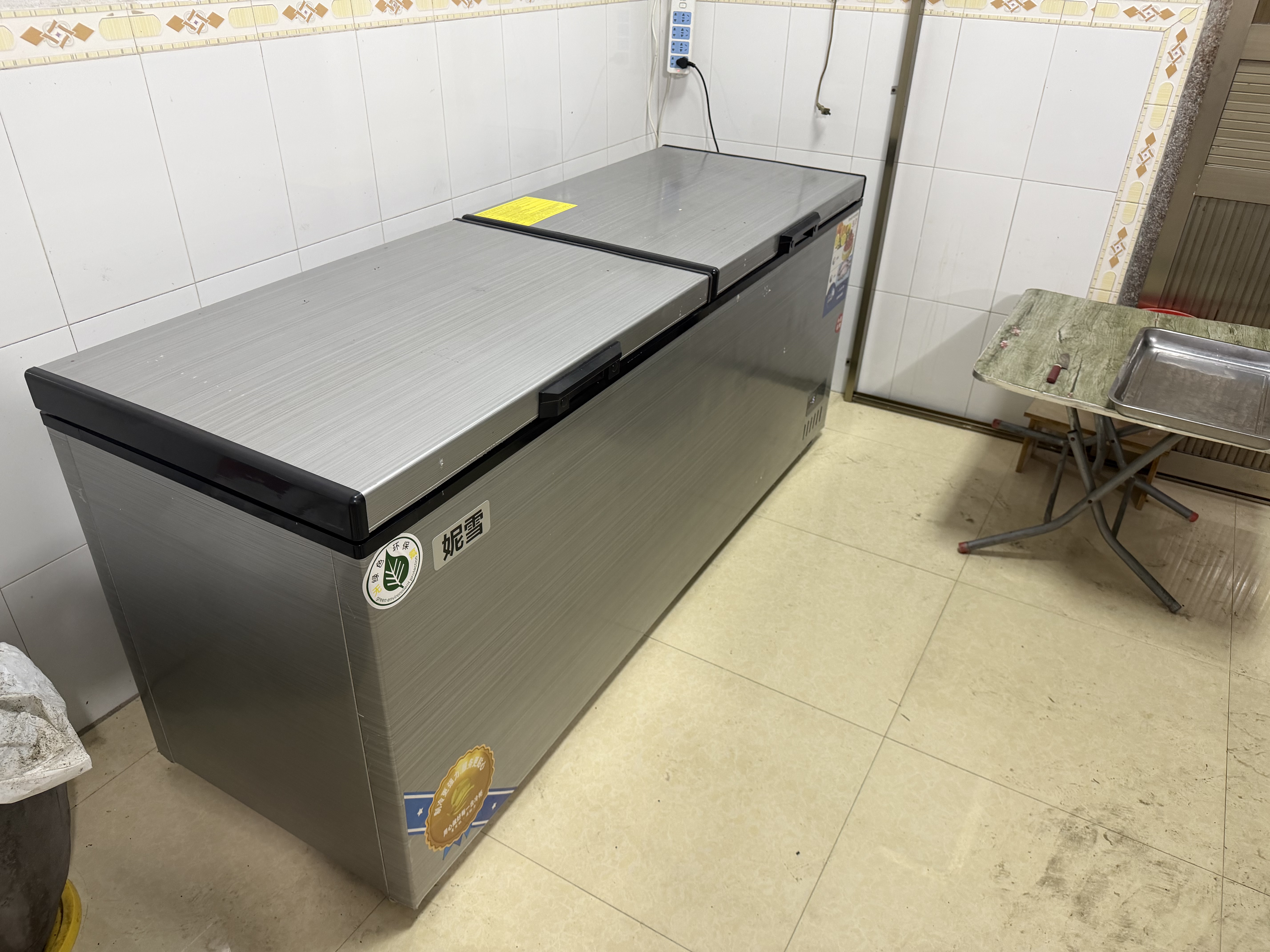 妮雪冰柜商用冷冻大容量商用卧式家用冷柜全冷冻冷藏柜展示柜商用冰柜大冰箱 1028单温铜管-机械温控扩容版1.95米长【一级能耗】 实拍图