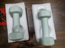 Keep哑铃女士健身家用彩色浸塑环保手铃亚铃全身塑形浅绿1.5kg*2 实拍图