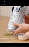 李宁童鞋儿童运动鞋男大童大极光旋转扣反光轻量休闲鞋35YKCV202-7 实拍图