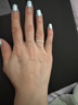 CRD克徕帝【现货闪发】恒星钻石情侣款对戒婚戒结婚订婚铂金钻戒 PT950铂金女戒 共约30分 Q00752B-1 实拍图