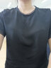 鳄鱼恤春夏新品【穿搭佳品】真丝T恤女短袖简约通勤显瘦桑蚕丝上衣女 白色V L 165 实拍图