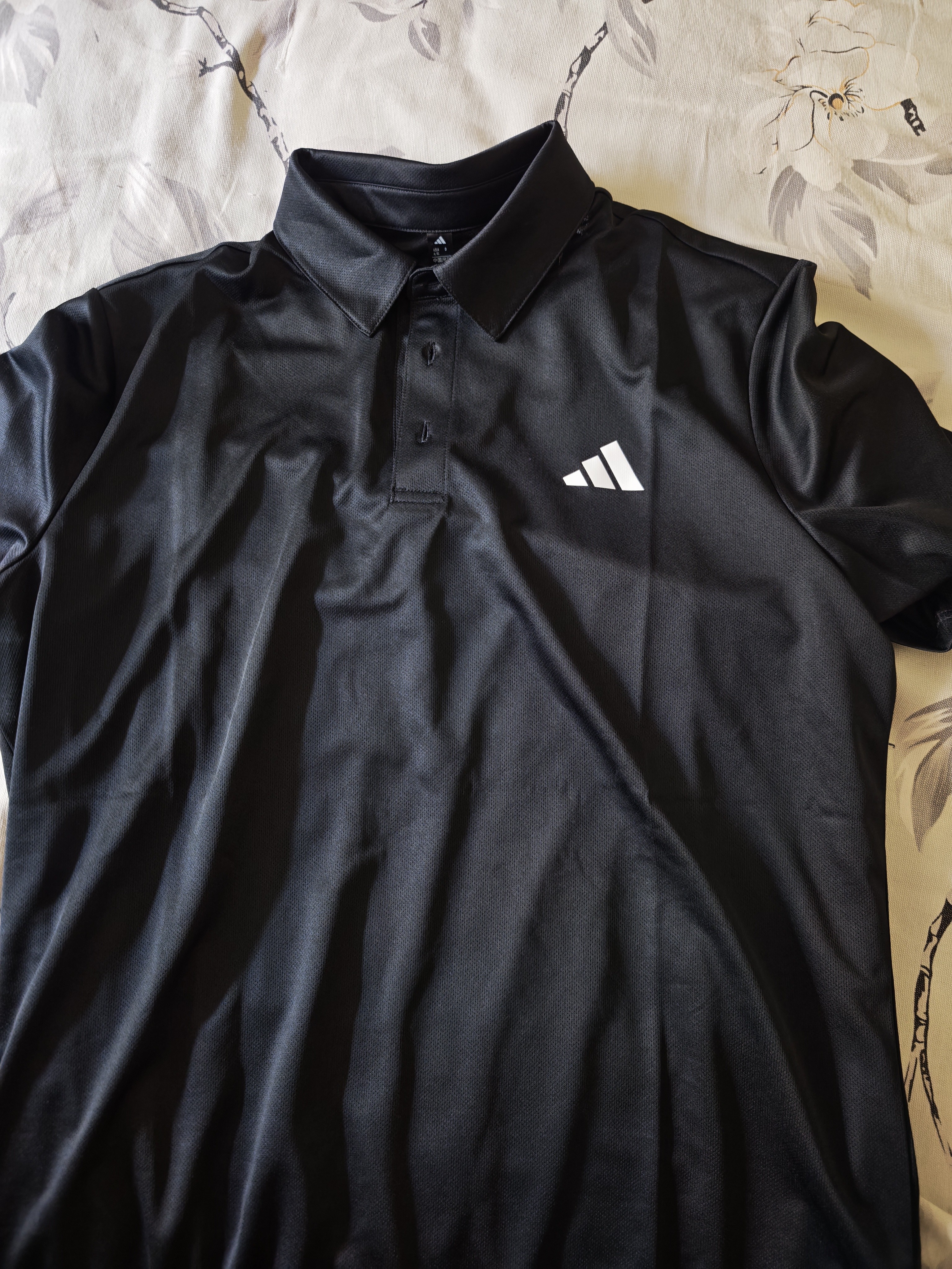 阿迪达斯（adidas）男 网球系列 FAB POLO 短袖POLO KF7469 黑色 XL 实拍图