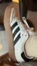 阿迪达斯adidas三叶草 SAMBAE女鞋 板鞋德训鞋 JI1349 37码 实拍图