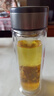 【京东物流配送】高硼硅双层玻璃杯大容量泡茶杯水杯子茶水分离杯 【双层加厚】茶杯350ml1只 实拍图