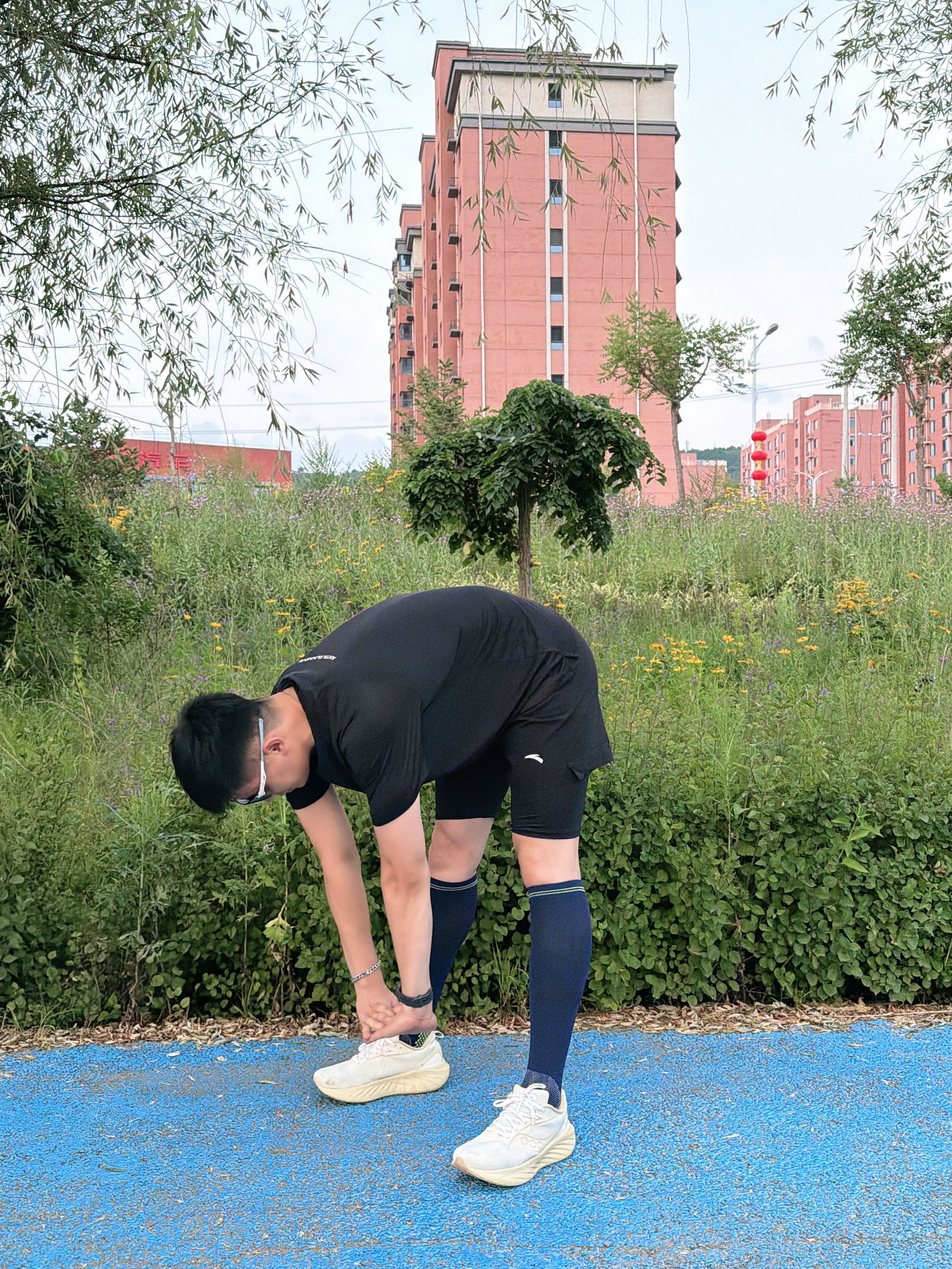 安踏零压速干短裤丨吸湿透气内衬假两件跑步运动短裤男马拉松五分裤子 实拍图