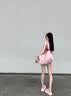 SUBTLE运动通勤斜挎包男女同款单肩大容量旅行包健身瑜伽训练包干湿分离 果冻粉【小芒联名款-不可调节肩带】 实拍图