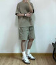 H8德训鞋男2026款春季板鞋真皮厚底莆田阿甘休闲风低帮女款运动鞋子 白黑条【莆田高品质】顺丰速发 42 实拍图