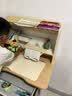 海旭成儿童学习桌椅套装实木可升降多功能写字桌小学生书桌家用课桌椅 实拍图