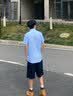 HLA海澜之家短袖衬衫男夏季轻商务衫及大码正装衬衣男黑色39 实拍图