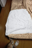 金号新疆棉浴巾A类纯棉吸水情侣运动洗澡巾 单条装140*72cm 320g 白色 实拍图