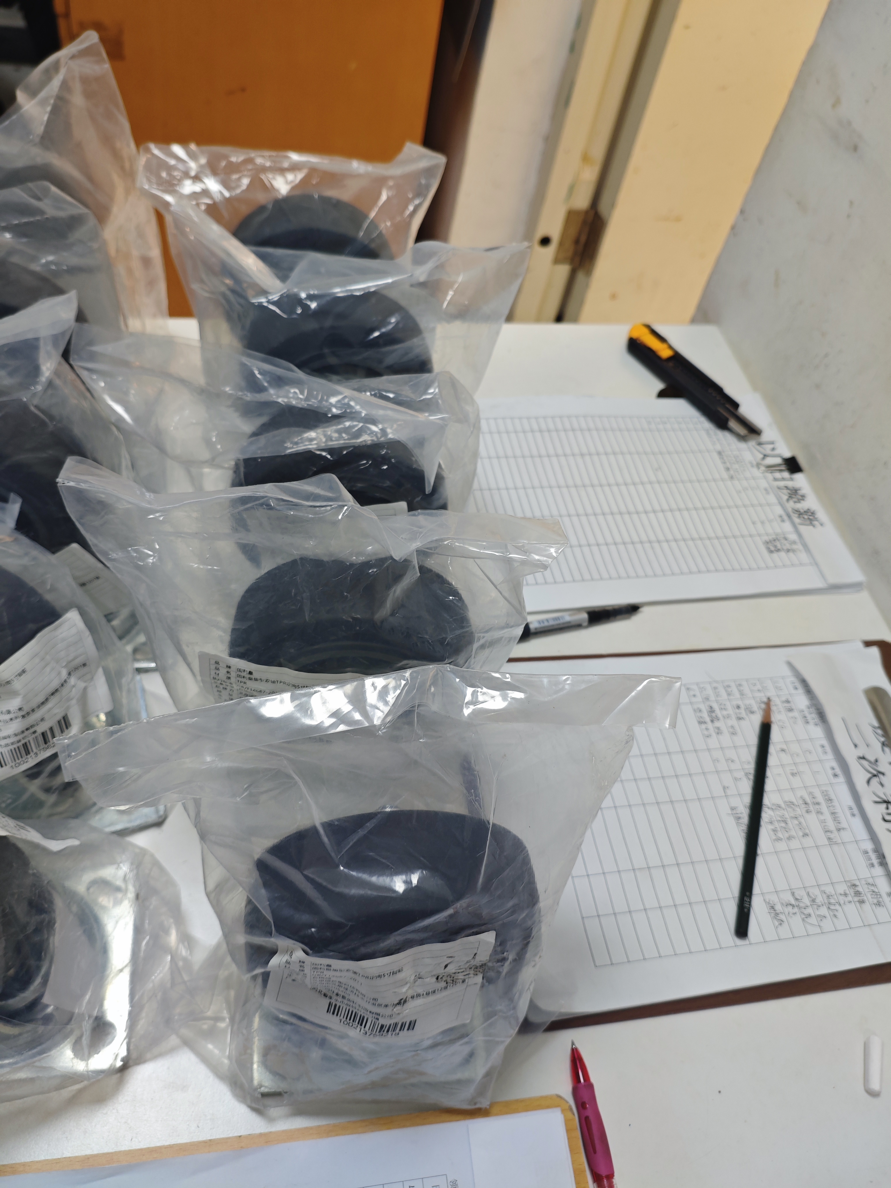 固利皇5寸橡胶定向轮脚轮重型承重轮承重660斤工业脚轮及车轮轻音单轮 实拍图