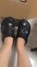 CROCS卡骆驰贝雅云彩洞洞鞋户外沙滩女鞋休闲鞋百搭花园鞋|208186 黑色-001(含智必星) 36 /37(230mm) 实拍图