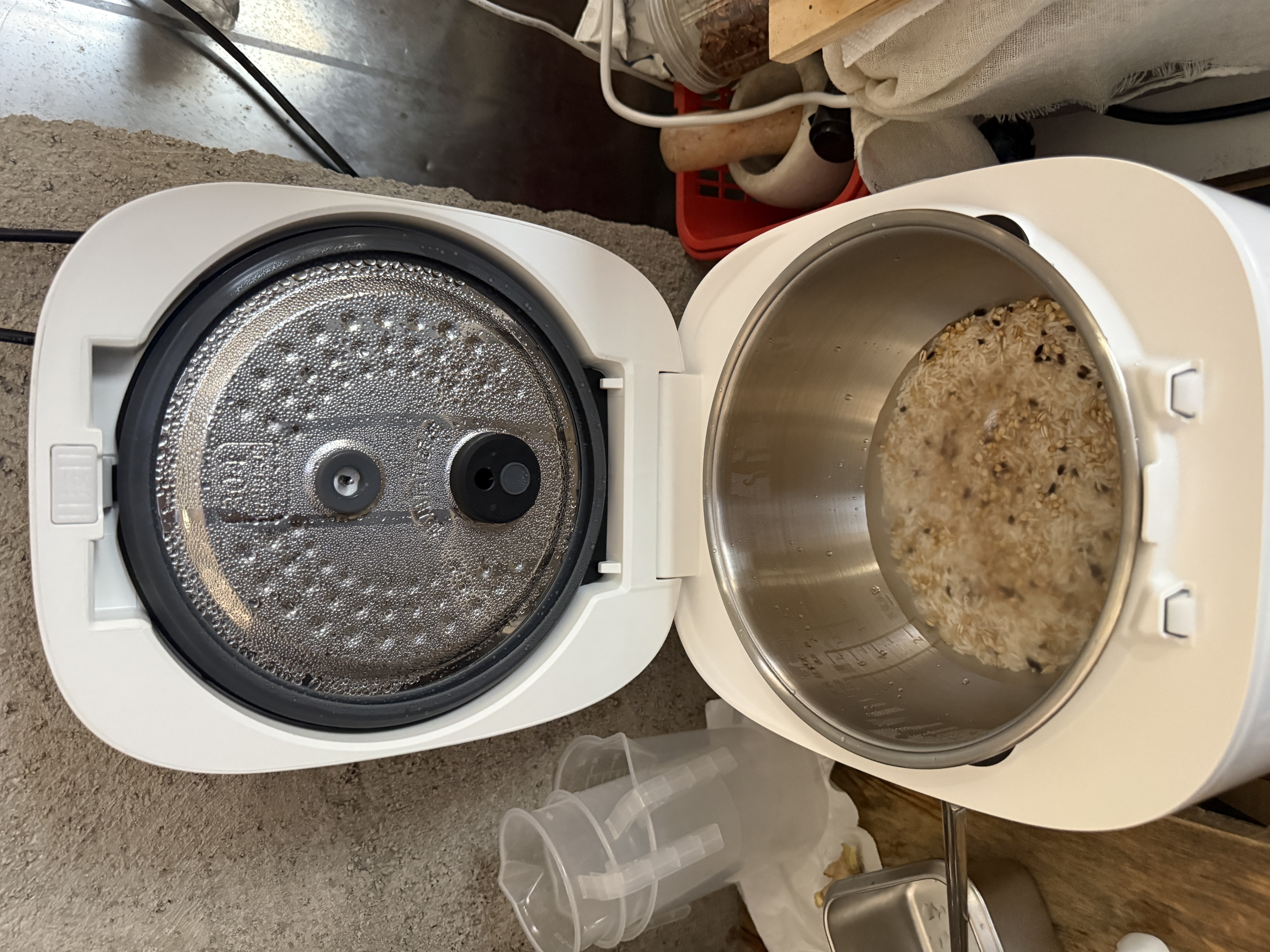 东芝（TOSHIBA）【旗舰爆款】白珍珠0涂层电饭煲4-5人无涂层不沾316L不锈钢内胆家用电饭锅低糖4升RC-15HOVC(W) 实拍图