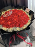 来一客鲜花速递99朵红玫瑰花束礼物表白送女友全国同城配送 99朵红玫瑰女神款 实拍图