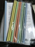 得力（deli）彩色水滴杆抽杆夹10只装 A4/10mm文件夹拉杆夹学生试卷夹资料册 PP610得力办公好物 实拍图