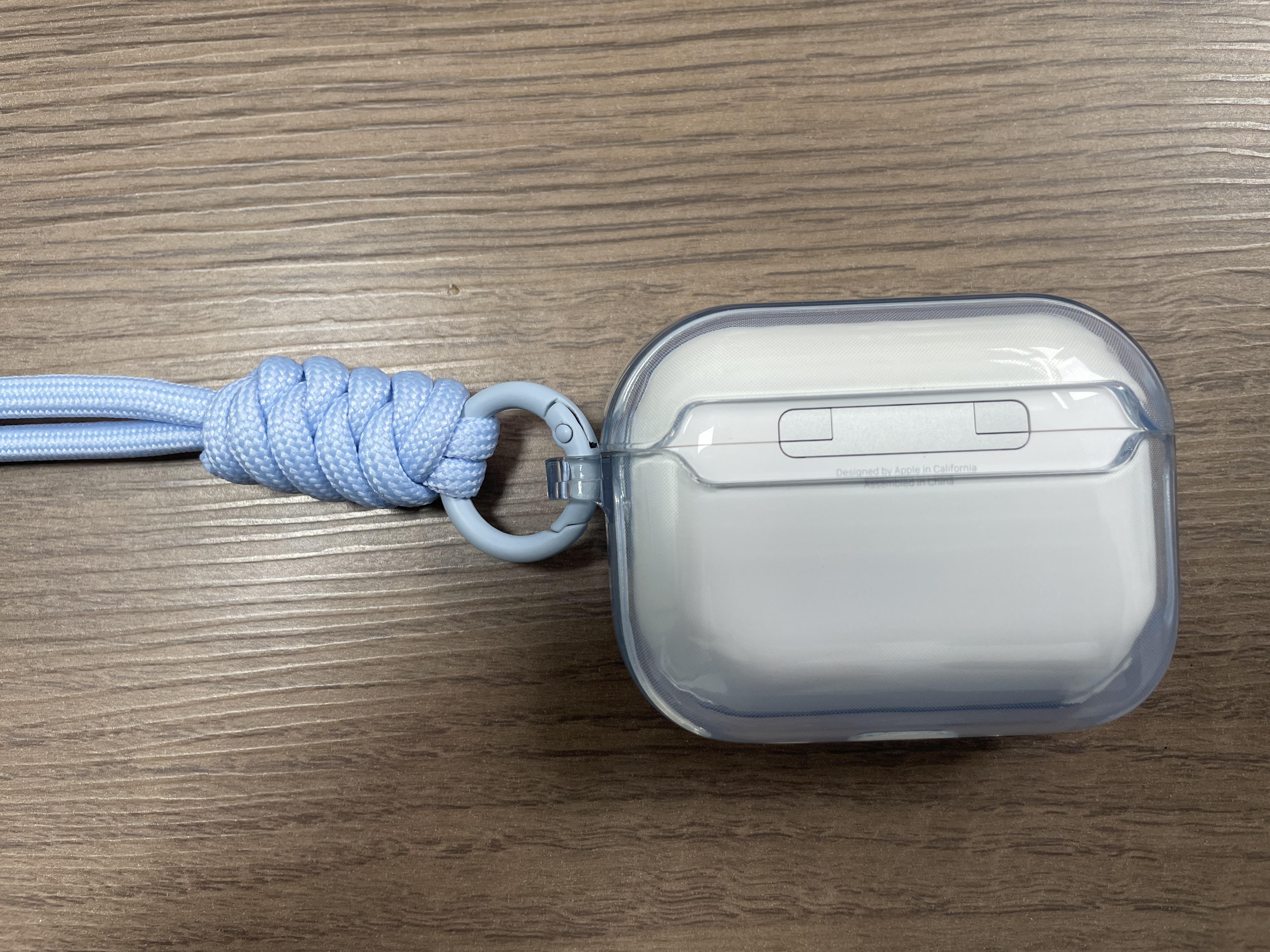 图拉斯【升级防掉盖】O3L耳机壳适用苹果airpods pro3保护套airpods Pro三代耳机保护壳防摔全包硅胶蓝色 实拍图