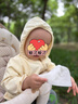 优衣库婴幼儿防紫外线网眼连帽开衫宝宝防晒衣衣服482045 41 杏黄色 80 实拍图
