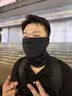 南极人防晒面罩男士夏季户外骑行冰丝挂耳凉感防紫外线钓鱼围脖口罩一体 黑色 实拍图