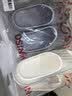 名创优品（MINISO）拖鞋男女家居情侣家用舒适浴室防滑防臭四季拖鞋 珍珠白  42-43 实拍图