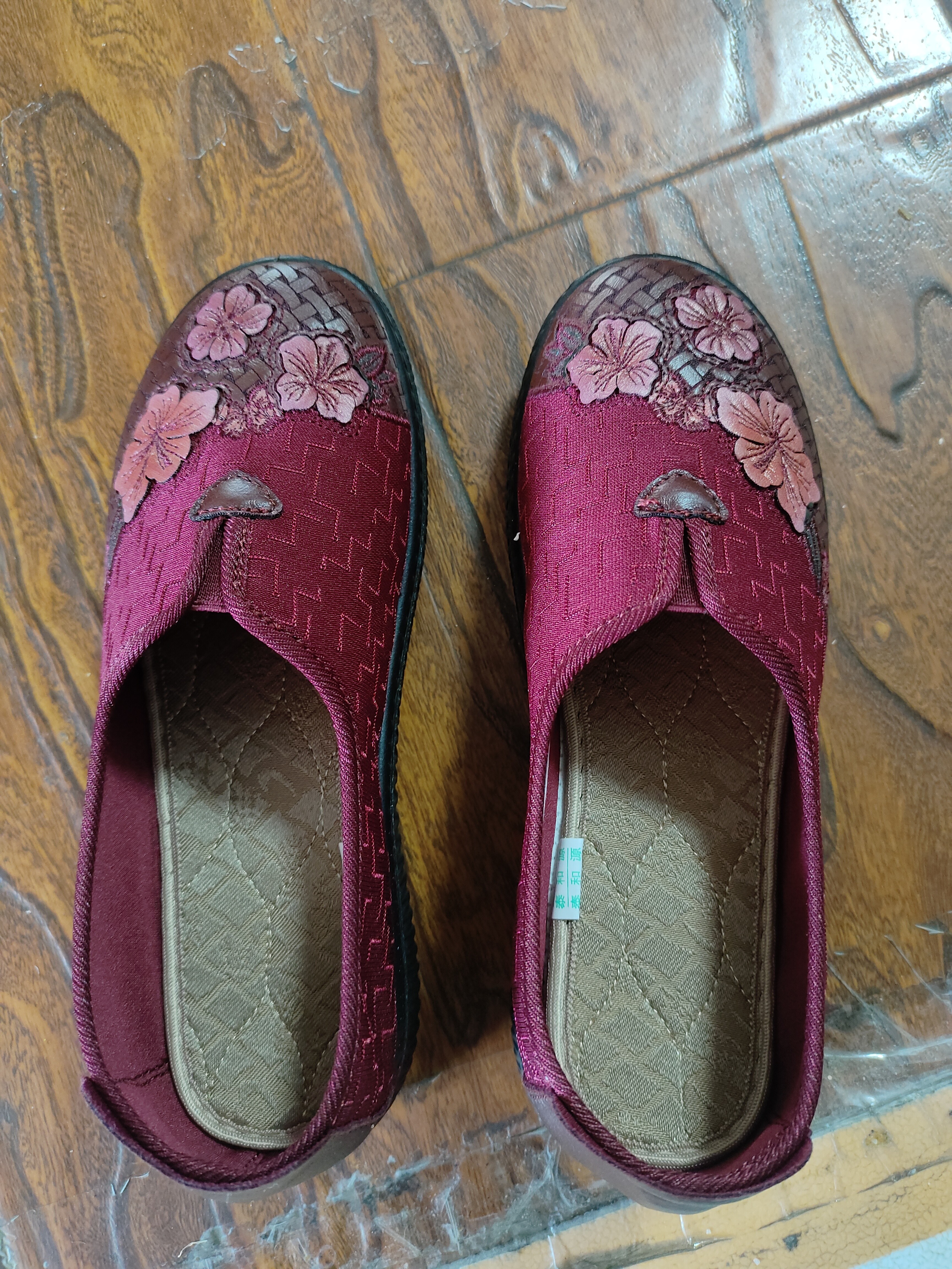 泰和源老北京布鞋春夏女款轻便舒适透气单鞋防滑软底妈妈鞋中老年绣花鞋 实拍图