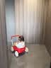 kidpop宝宝学步车推车1—3岁儿童手推车玩具车婴儿周岁礼物助步车正品 【PP车斗】活力红赠防倾倒+牵引绳 410*240*560 实拍图
