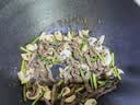 【鲜牛快炒】蒜苔牛肉丝200g 实拍图