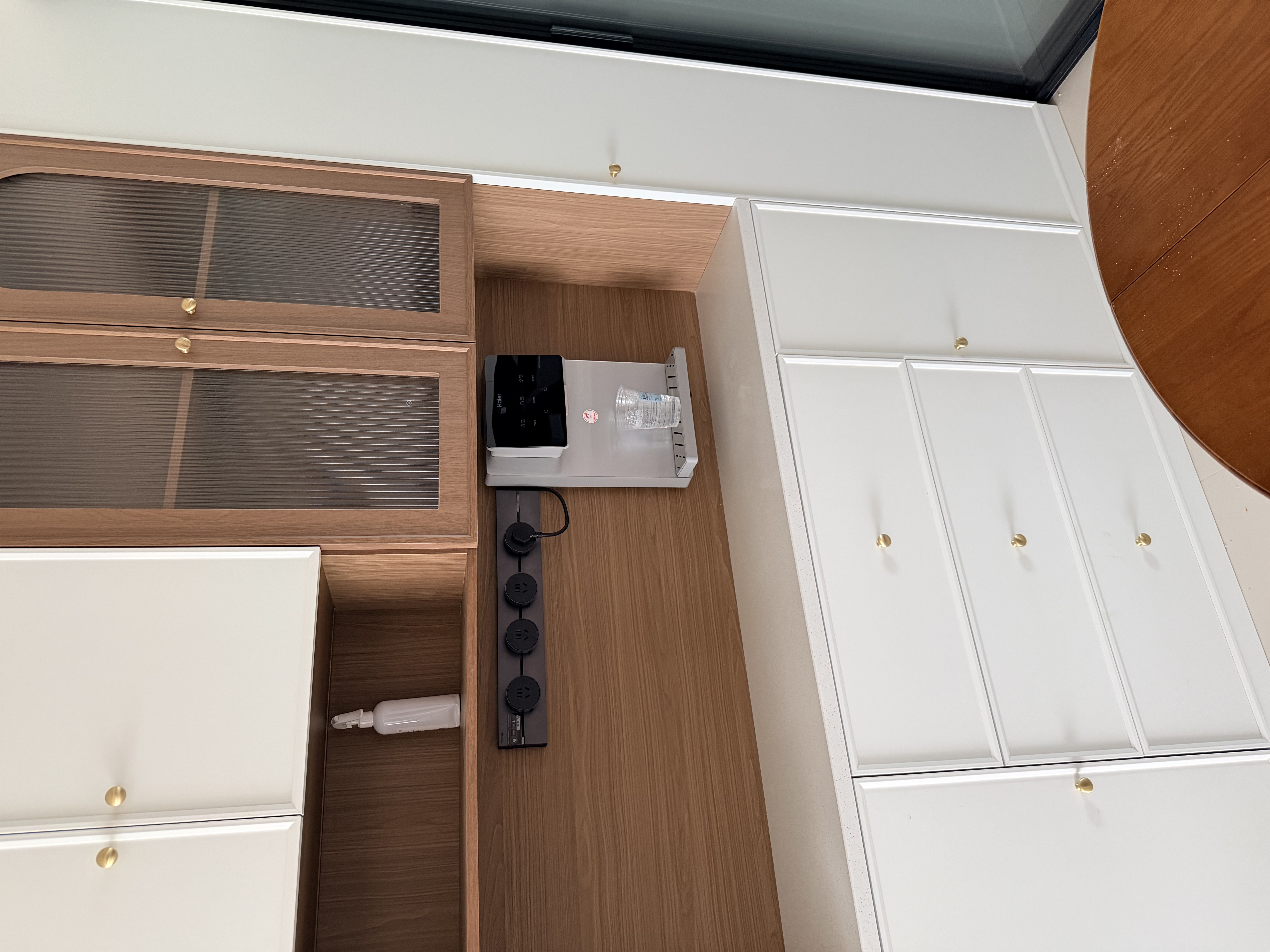 海尔（Haier）净水器家用厨下1200G流速母婴RO反渗透直饮净水机加热一体机餐边柜壁挂式管线机接自来水全屋套装 【性能套装】即热管线机+净水器 实拍图