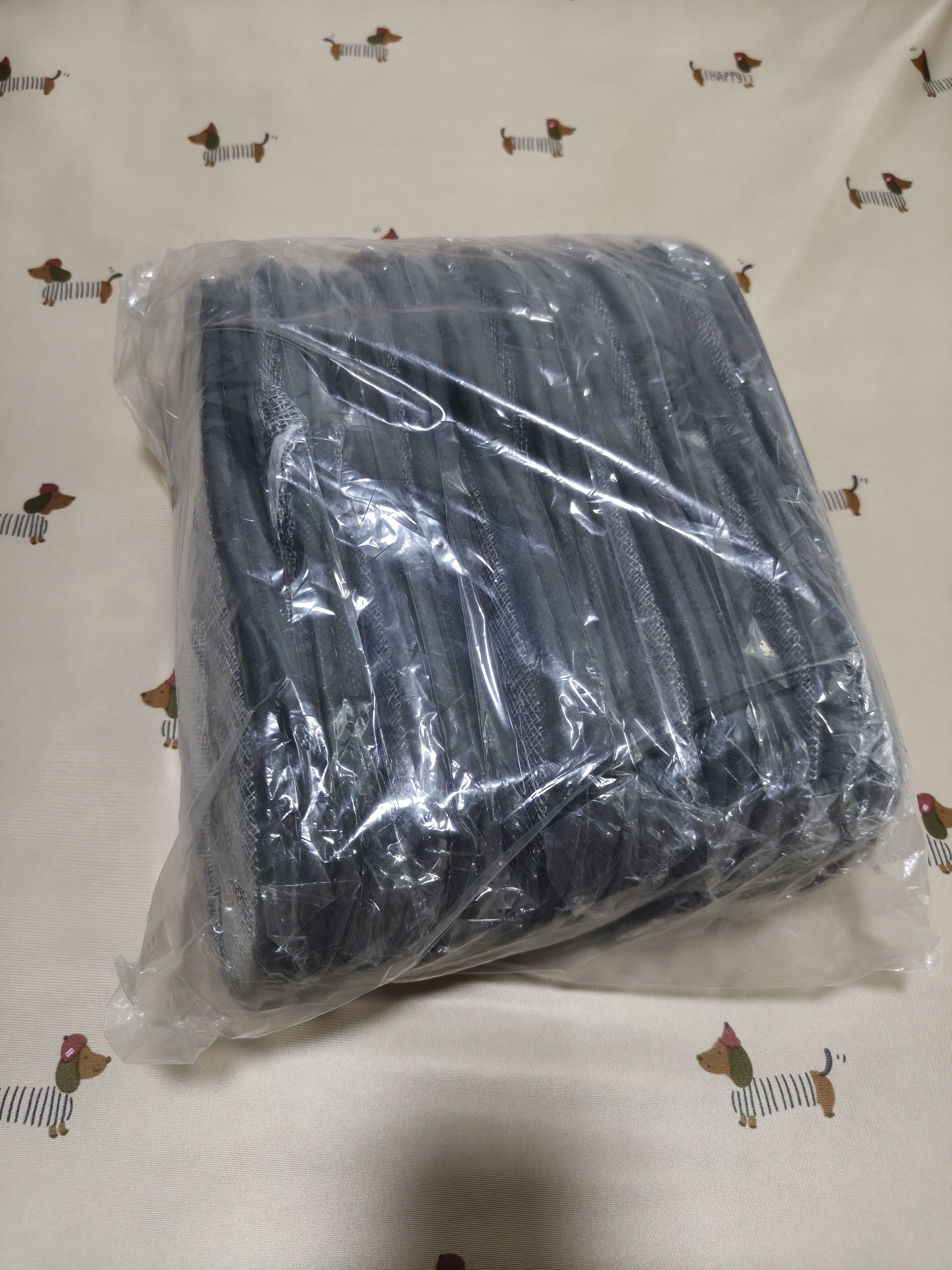 京惠思创一次性拖鞋【20只/10双】 家用待客旅行出差麻棉布拖鞋酒店专用 实拍图