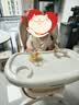 哈卡达婴儿餐椅儿童多功能宝宝儿童餐椅可折叠便携式吃饭桌座椅可调节 升级款-星空白Pro 实拍图