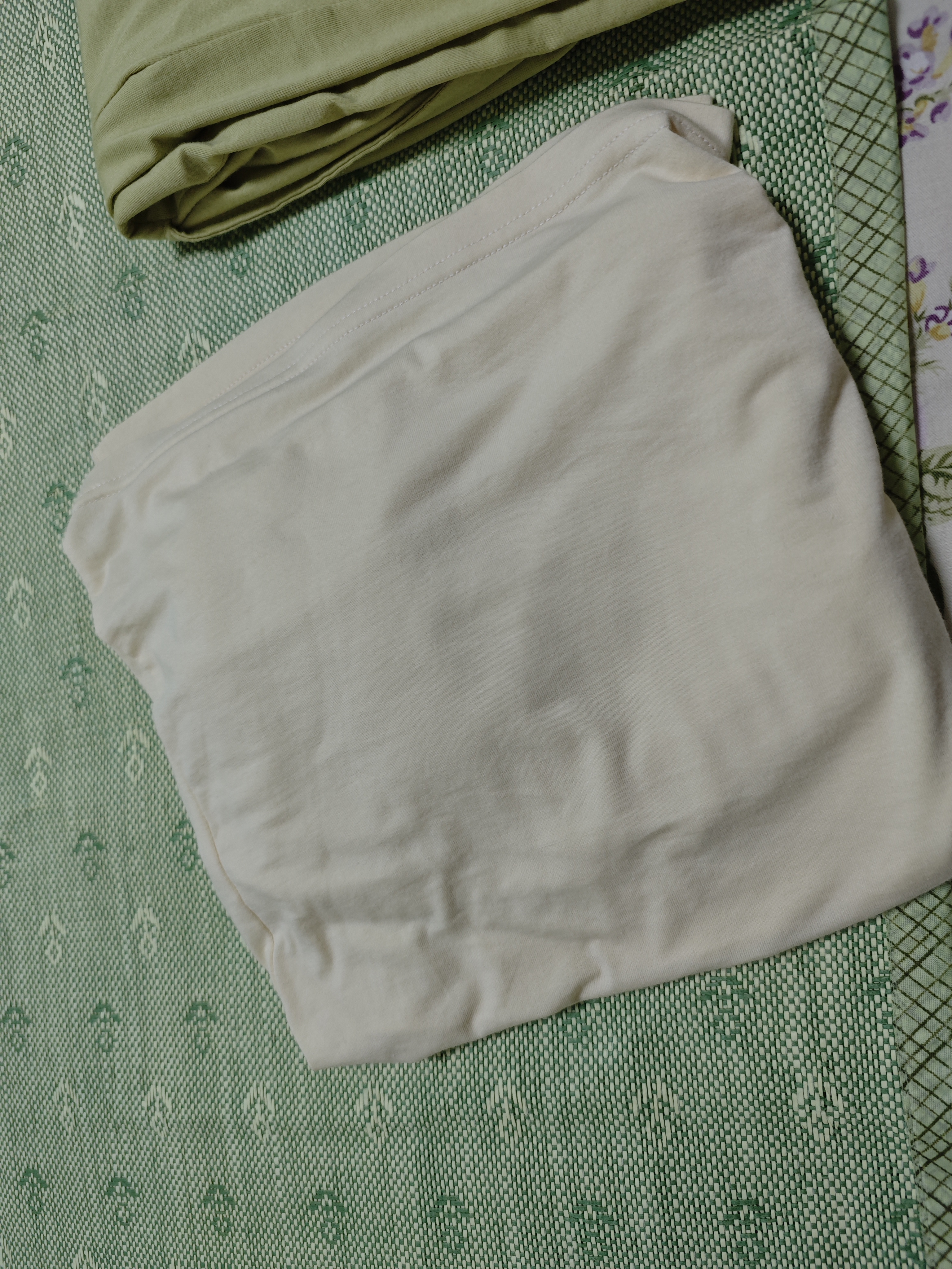 猫人【凉感棉莫代尔】女士睡衣女夏季带胸垫10A抑菌家居服春水绿M 实拍图