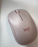 罗技（Logitech）M221 轻音鼠标 无线鼠标 办公鼠标 对称鼠标 带无线微型接收器 米白色 实拍图