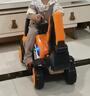 贝趣儿童电动挖掘机可坐人2岁电动车1-3-6岁男孩玩具宝宝幼儿挖土机 经典全电【大电瓶+电动挖臂+灯光音乐】 挖挖机可挖土玩具车生日礼物 实拍图