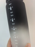 京东京造运动水杯 tritan水杯运动水壶大容量外出方便携带 黑白渐变800mL 实拍图