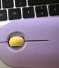 罗技（Logitech）LOGITECH PEBBLE 无线蓝牙鼠标 静音鼠标 办公鹅卵石造型 轻薄便携 时尚小巧 星幕紫 实拍图