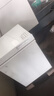 荣事达（Royalstar）小冰柜家用小型冷冻保鲜迷你冷藏商用卧式冷柜单用储母乳柜节能省电 128白色【可囤60斤肉 加厚发泡 强制冷】 实拍图