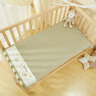 良良（liangliang）婴儿凉席苎麻a类母婴级可机洗新生儿宝宝幼儿园凉席专用午睡床垫 【持久凉】天丝苎麻-格野粉 130*70cm 实拍图
