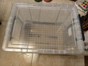 禧天龙直角收纳箱加厚塑料衣物玩具搬家整理箱加大号 30L透明1个装 实拍图
