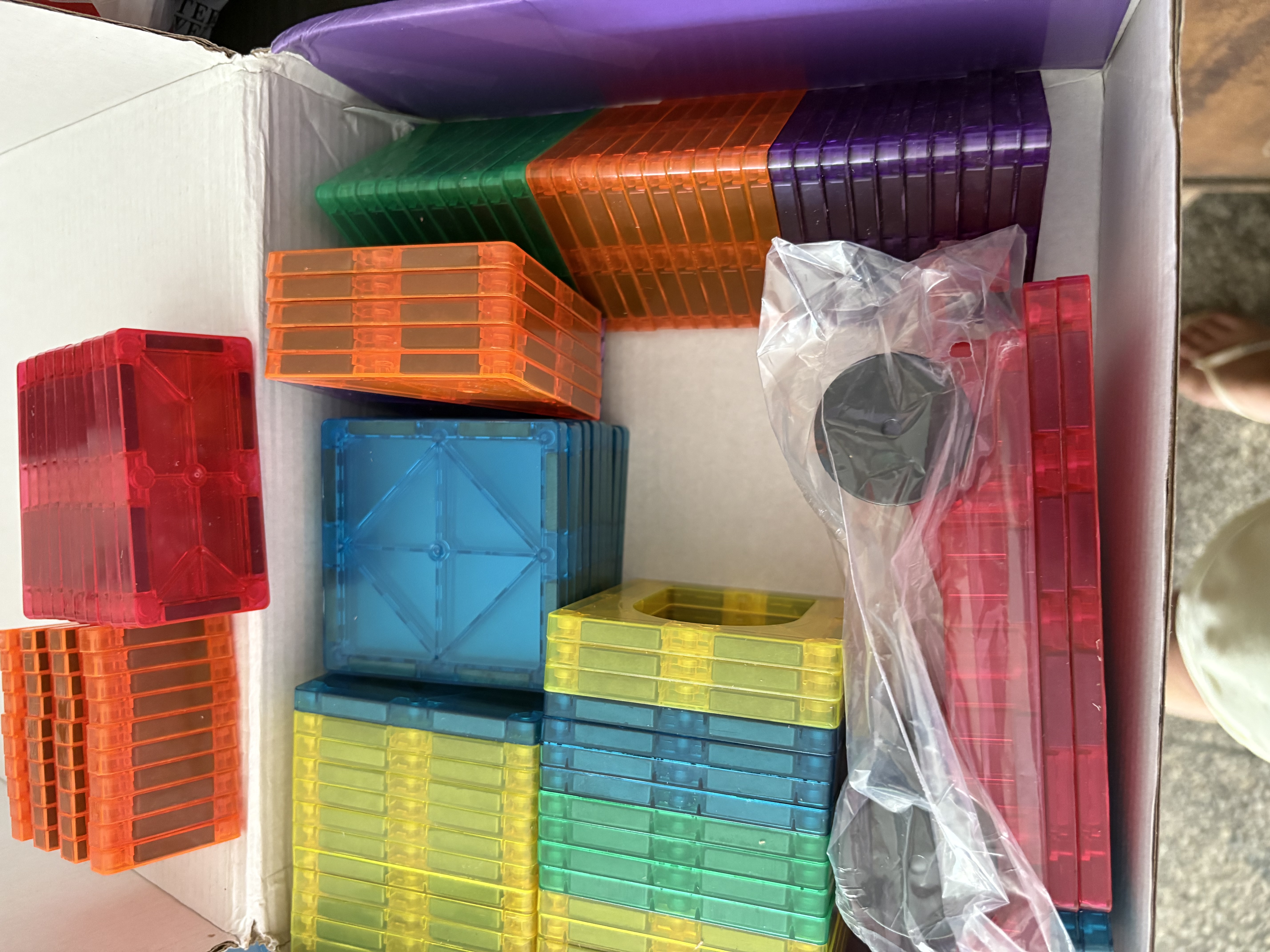 布鲁奇彩窗磁力片儿童玩具男孩3-6岁磁力积木拼装磁性早教1-3岁生日礼物 实拍图