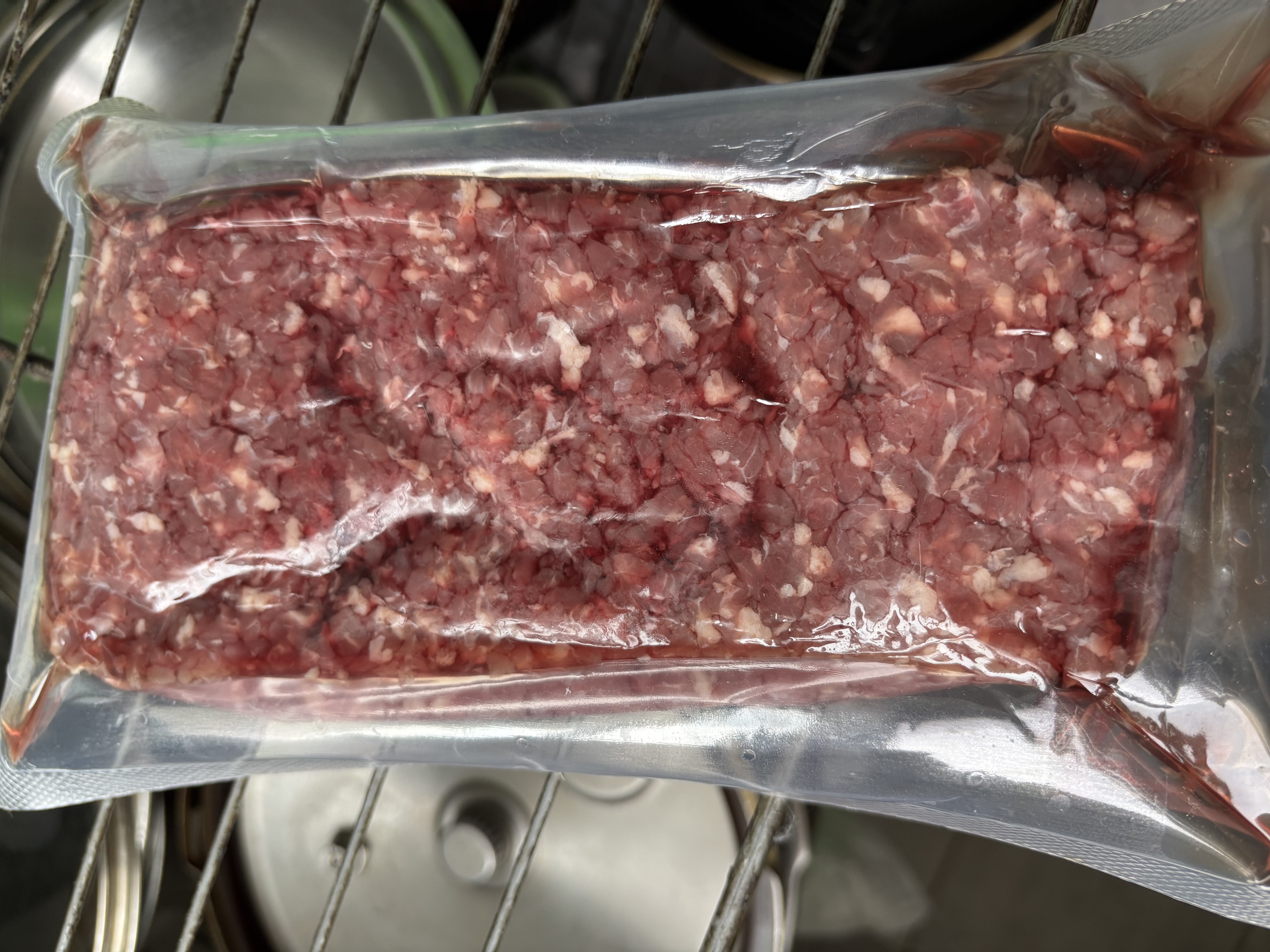 德远斋锡林郭勒草原有机牛肉馅(小颗粒)1kg 国产有机原切牛肉生鲜饺子 实拍图